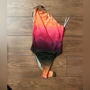 Bodysuit orange and pink